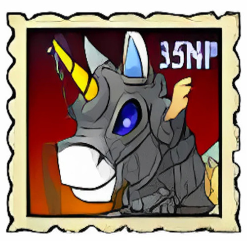 Neopets - Battle Uni Stamp
