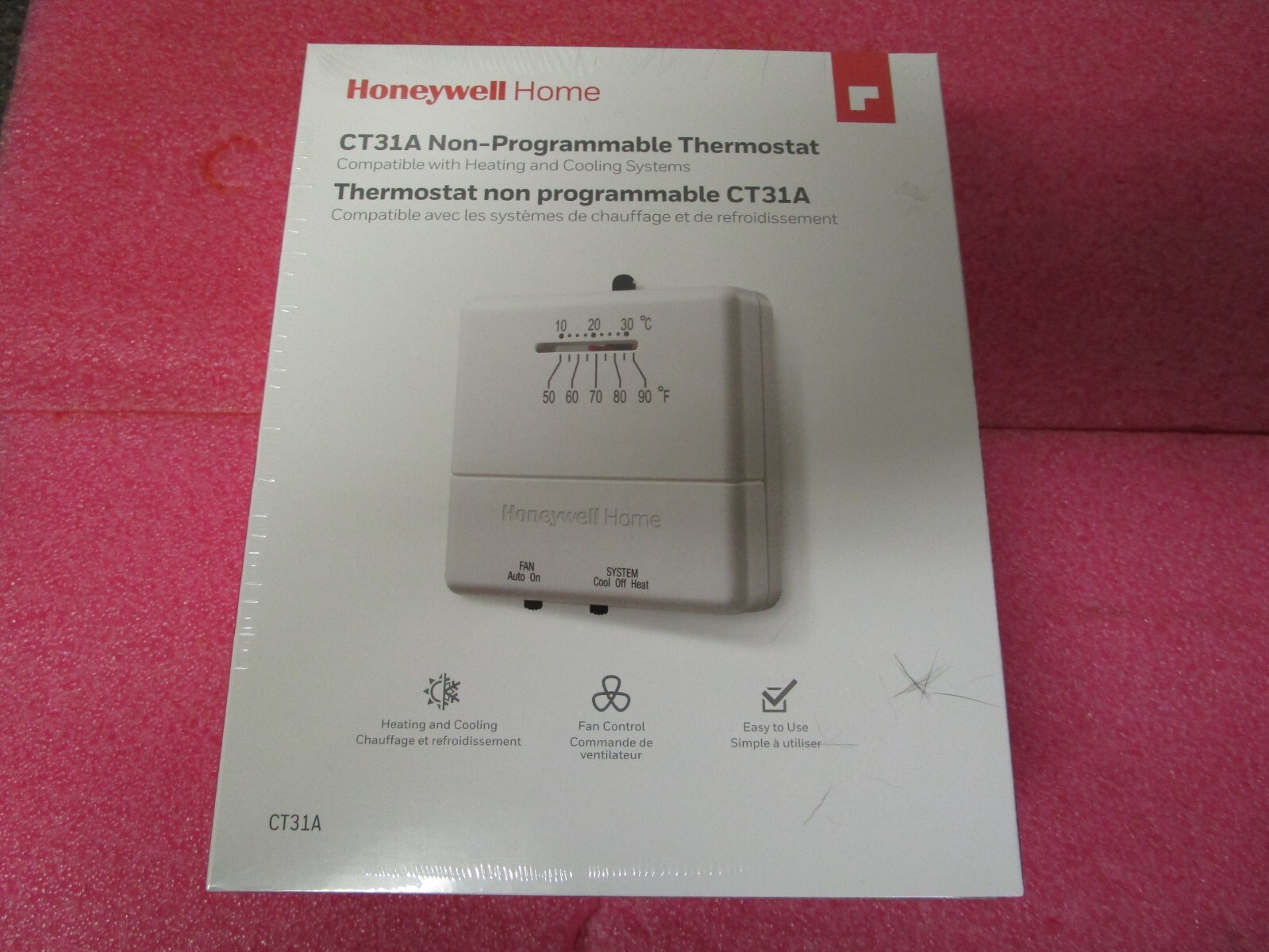 HONEYWELL CT31A NON  PROGRAMMABLE HOME THERMOSTAT   CT31A1003 - NEW