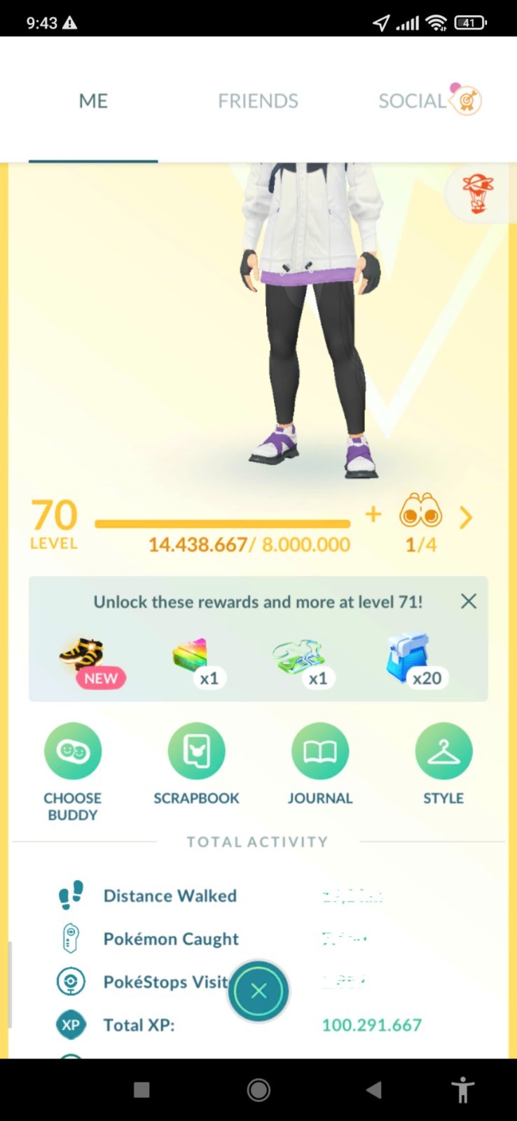 PTC - Mini A.C.C LvL70 ✨ 01 Master Ball✨80-100mil XP  ✨ Special Research unbox