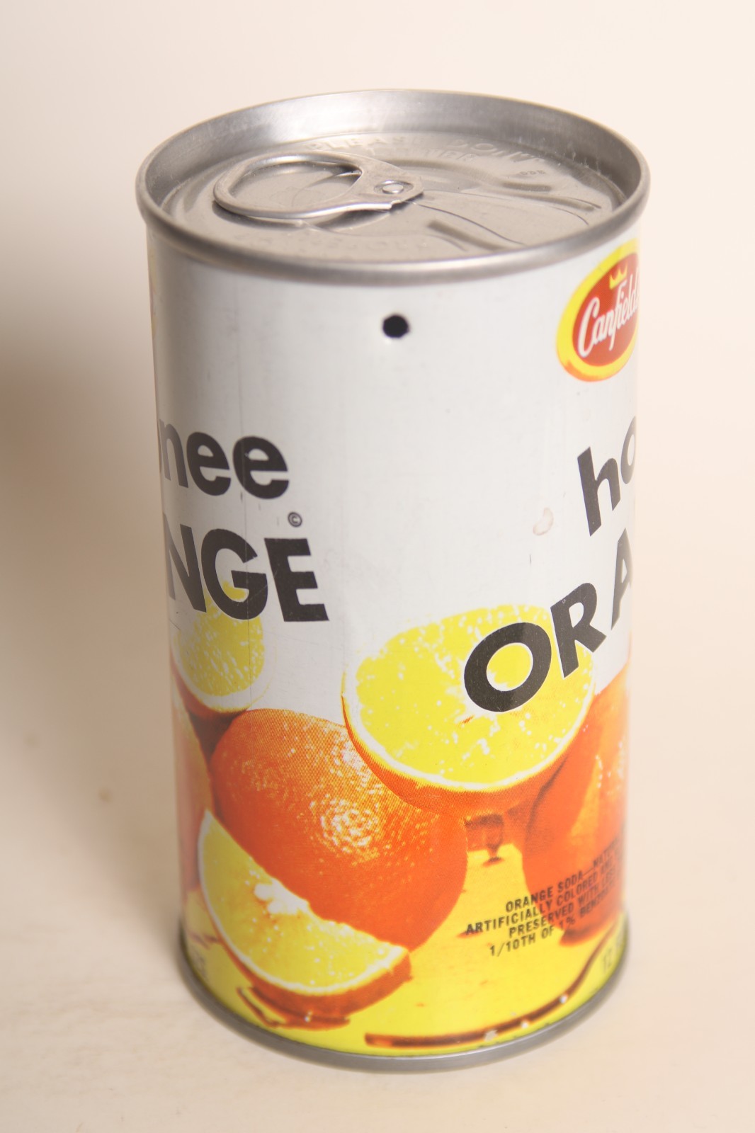 Canfields Honee Orange soda can - 12oz