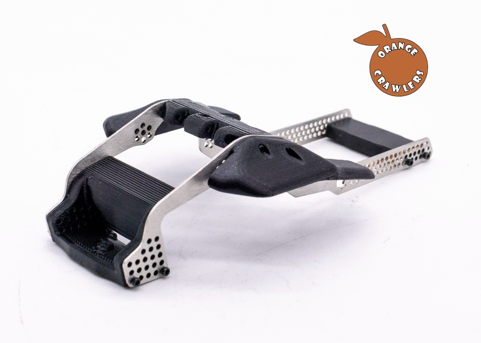 SCX24 Sliver Pro Stainless. 15° skid, adjustable geometry, sliders, mag mounts