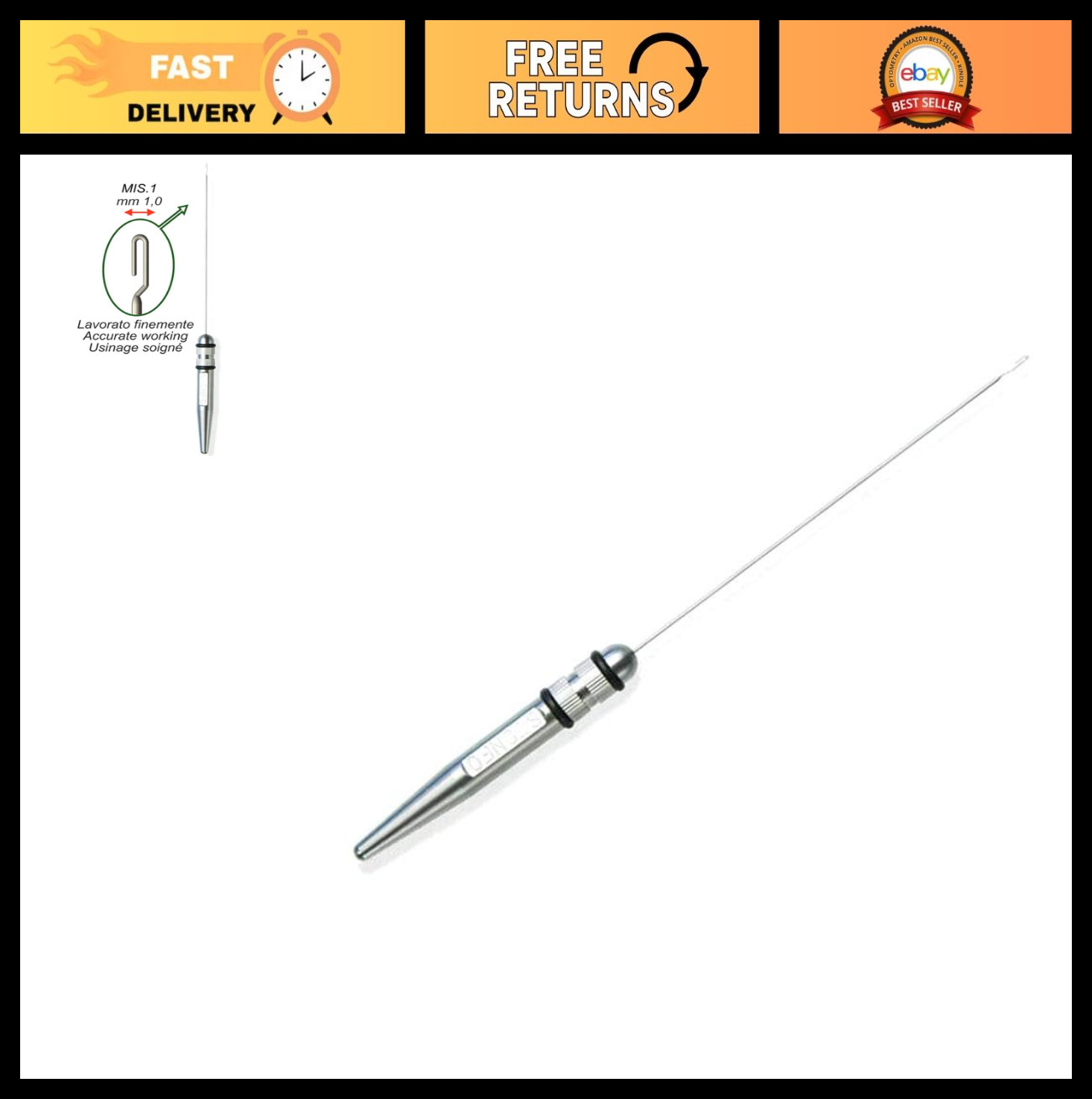 Thin Tubed Bobbin Threader for Easy Threading - Perfect for Sewing & Crafting