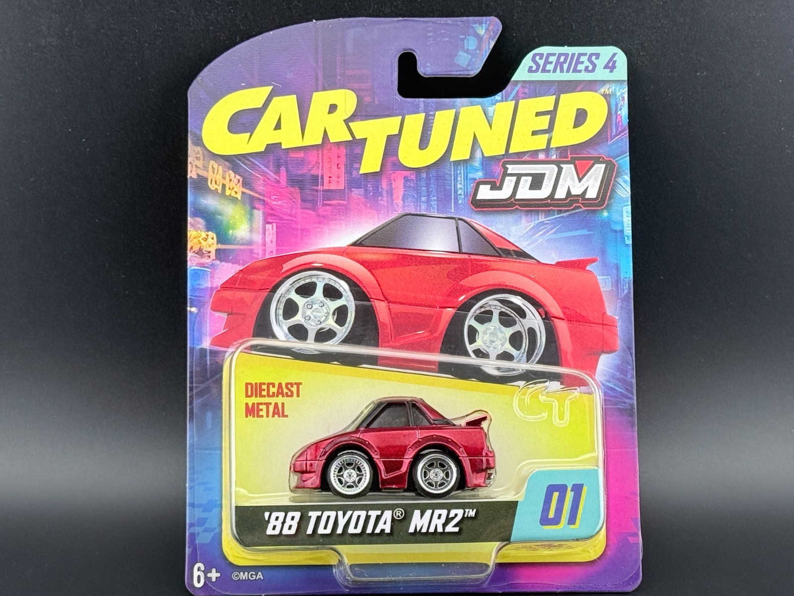 CarTuned 88 Toyota MR2 Metallic Red #01 JDM Series 4 1/64