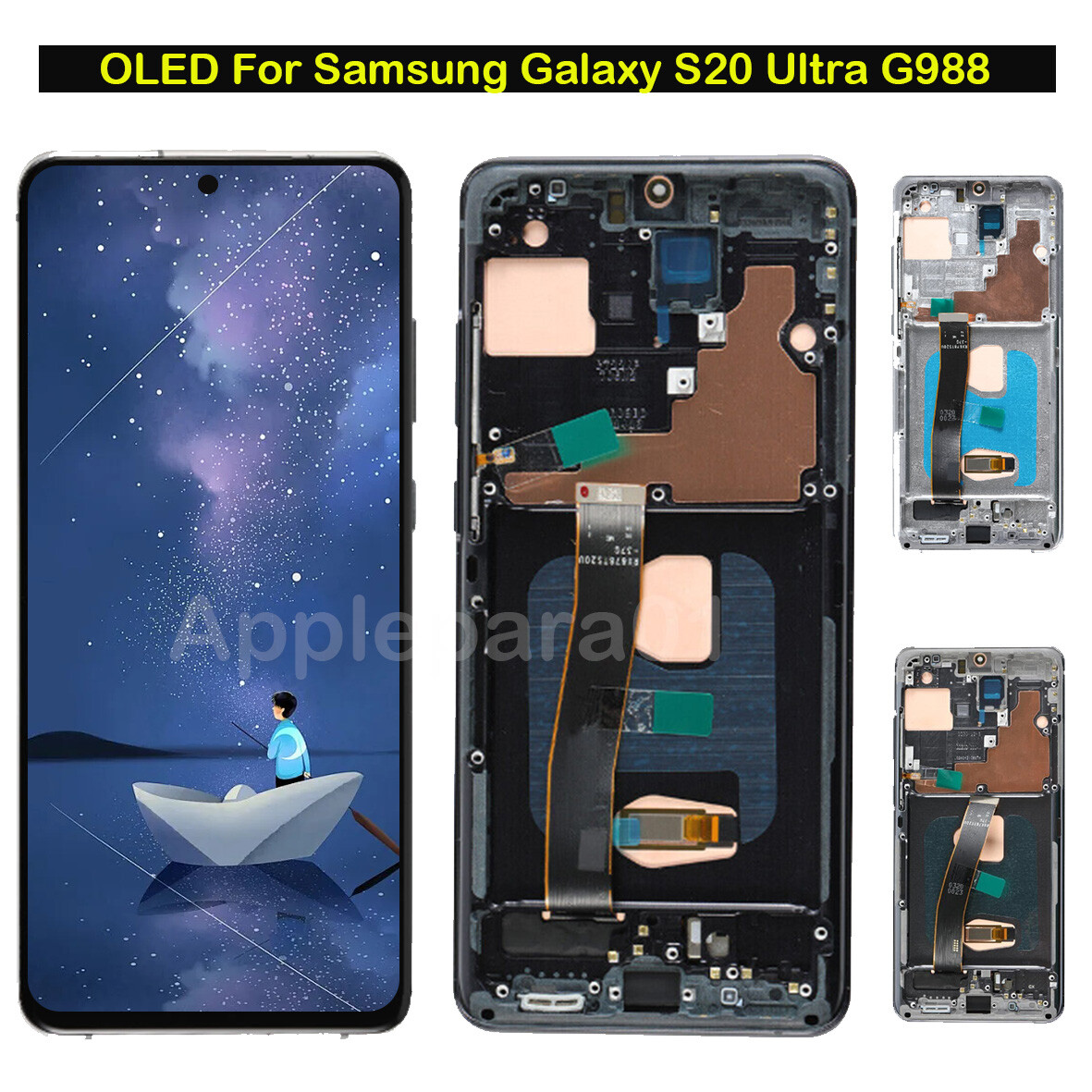 A+ OLED For Samsung Galaxy S20 Ultra 5G G988 LCD Display TouchScreen Replacement