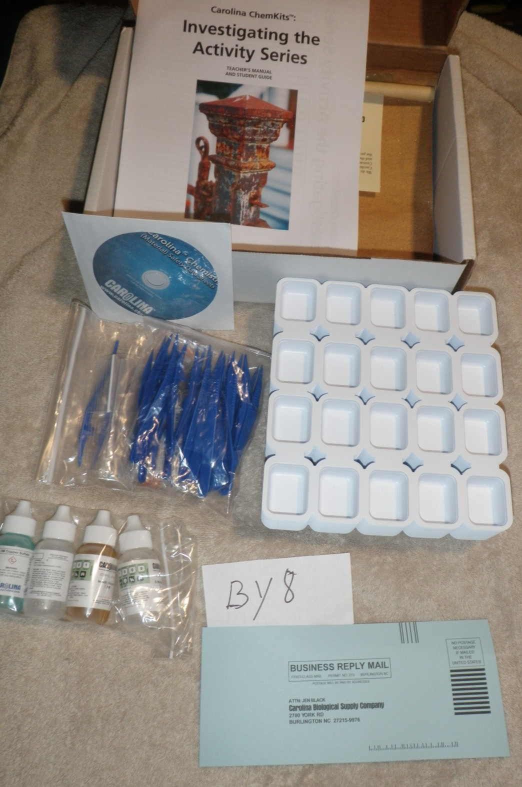 Carolina ChemKits Investigating The Activity 840705 High School Chemistry Lab