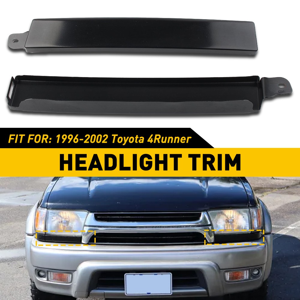 Front Primed Filler Headlight Left Steel & Side Right Fit 96-02 Toyota 4Runner
