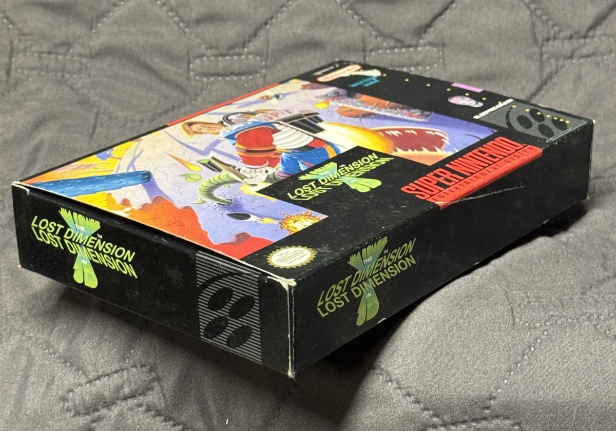 Jim Powers Lost Dimension * Snes Box Only * Super Nintendo Original box