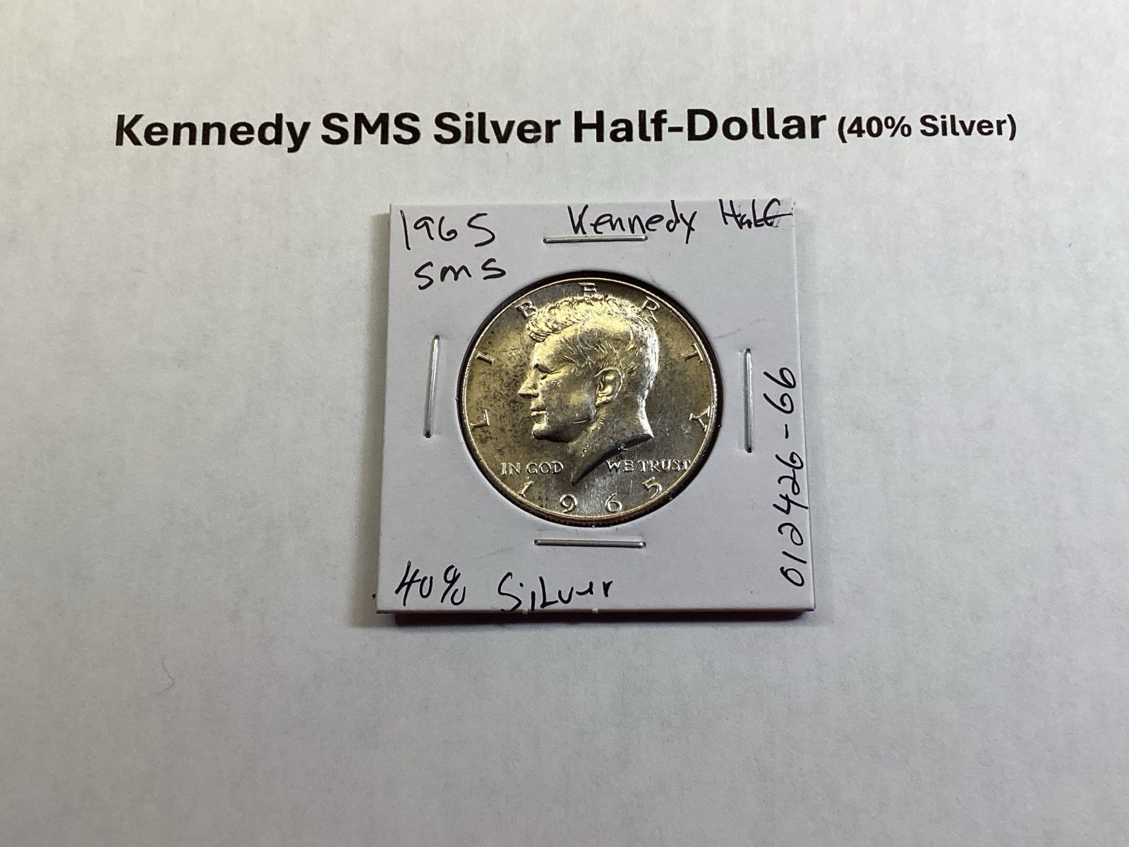 1965 Kennedy Silver Uncirculated Half-Dollar-012426 66tk