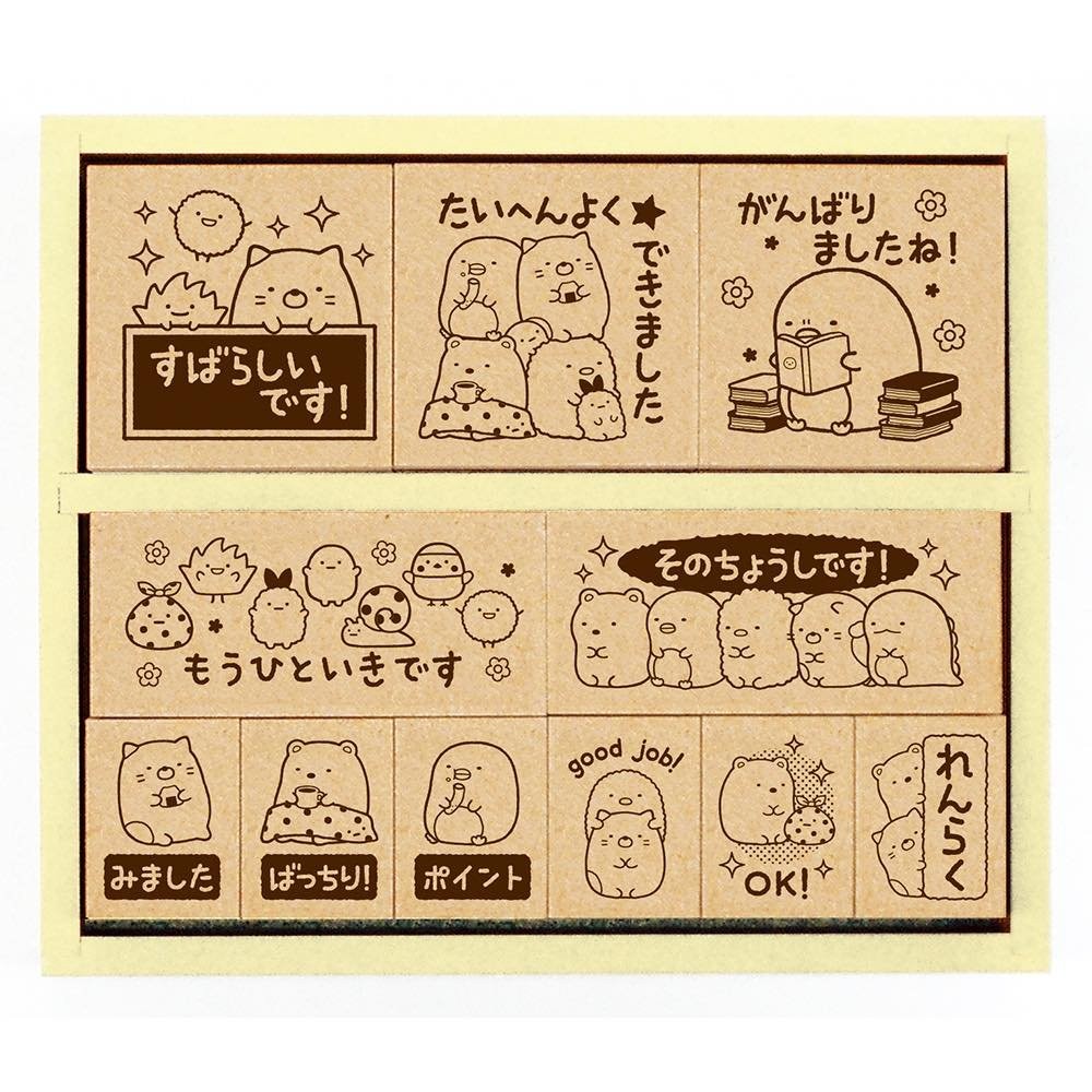 Sumikko Gurashi Stamp Wooden Reward Stamp SDH-096 Craft Decor Stationery