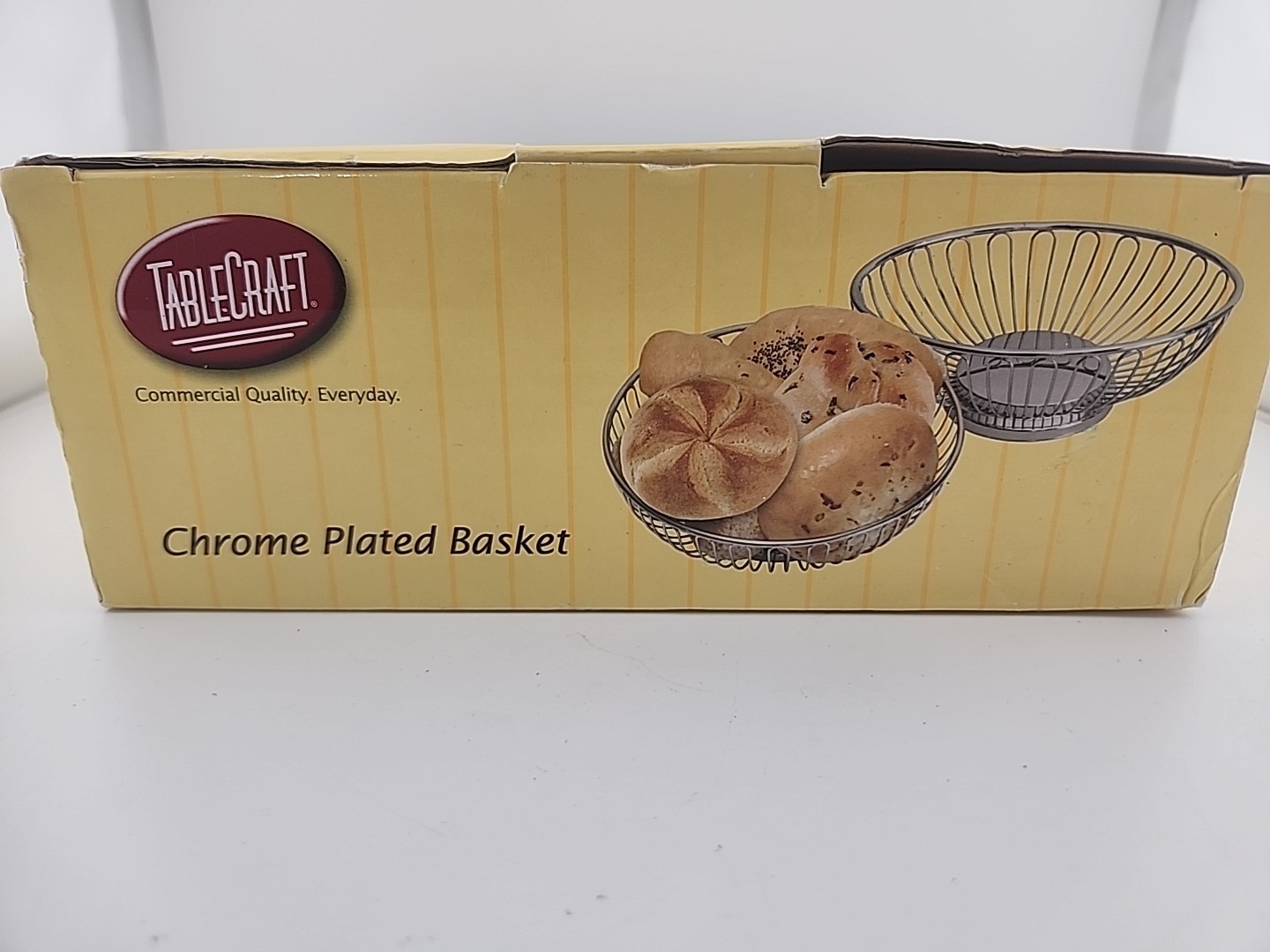 Table Craft Chrome Plated Basket #4171 Oval