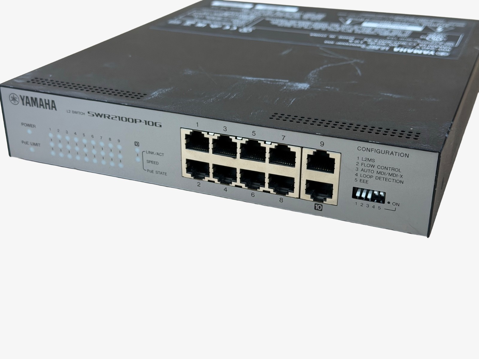 YAMAHA SWR2100P-10G L2 Network Switch