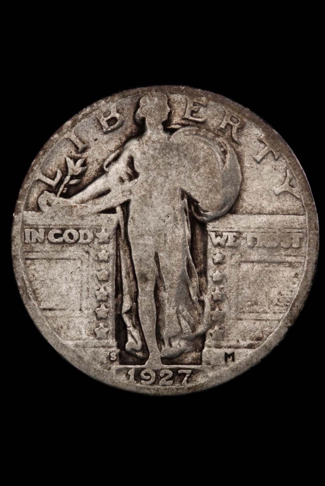 1927-S Standing Liberty Quarter; Key Date Low Mintage of 396,000
