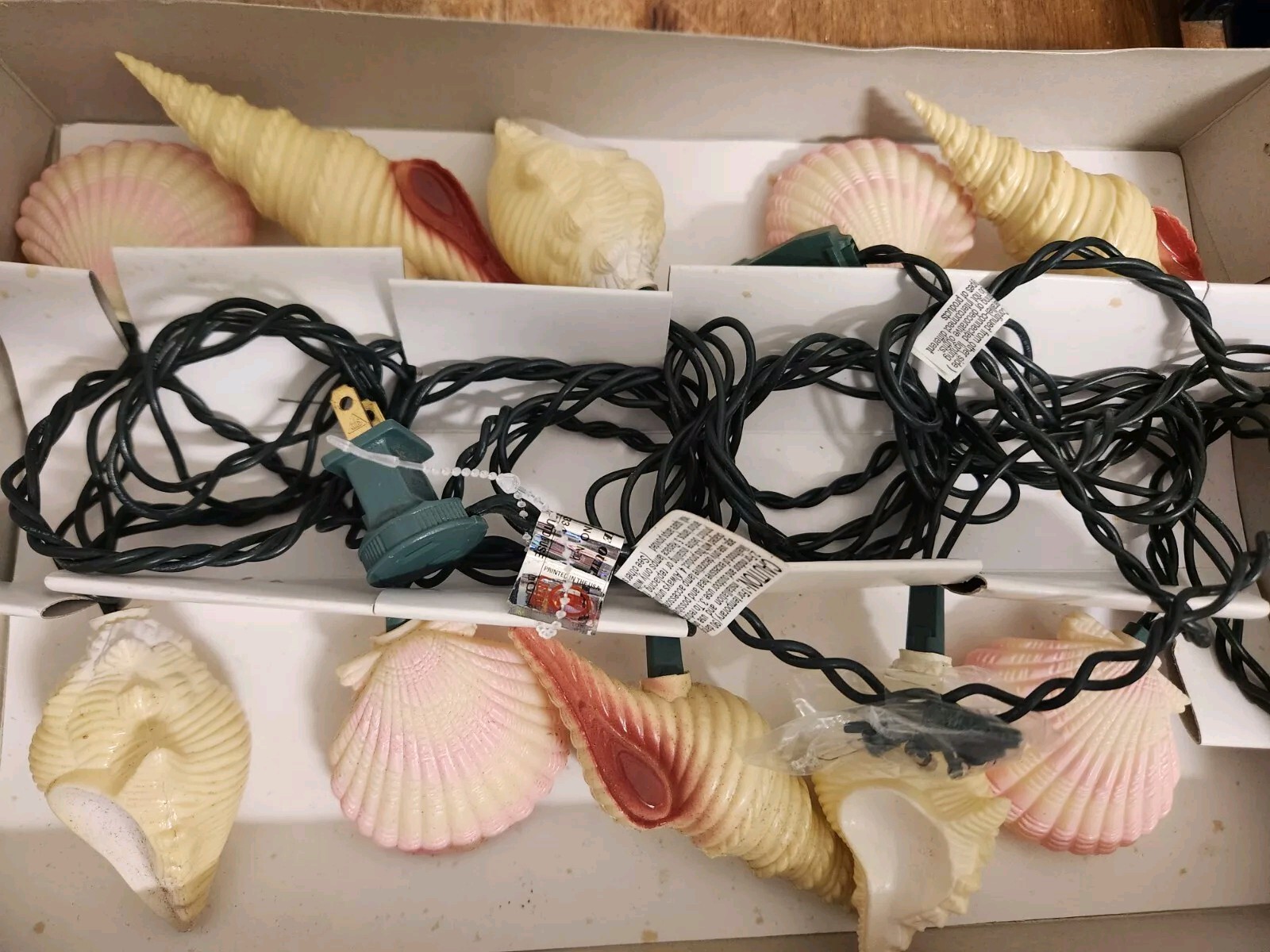 Enchanted Forest Seashell String Lights Indoor/Outdoor Coastal