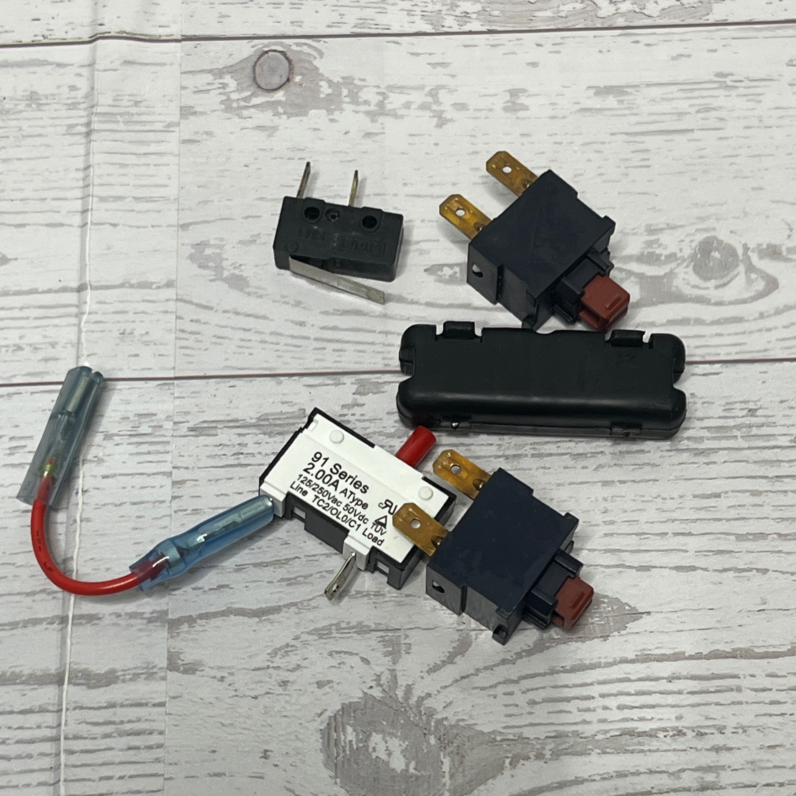 Dyson DC25 Replacement Switch Set: Power, Reset & Microswitch OEM Parts