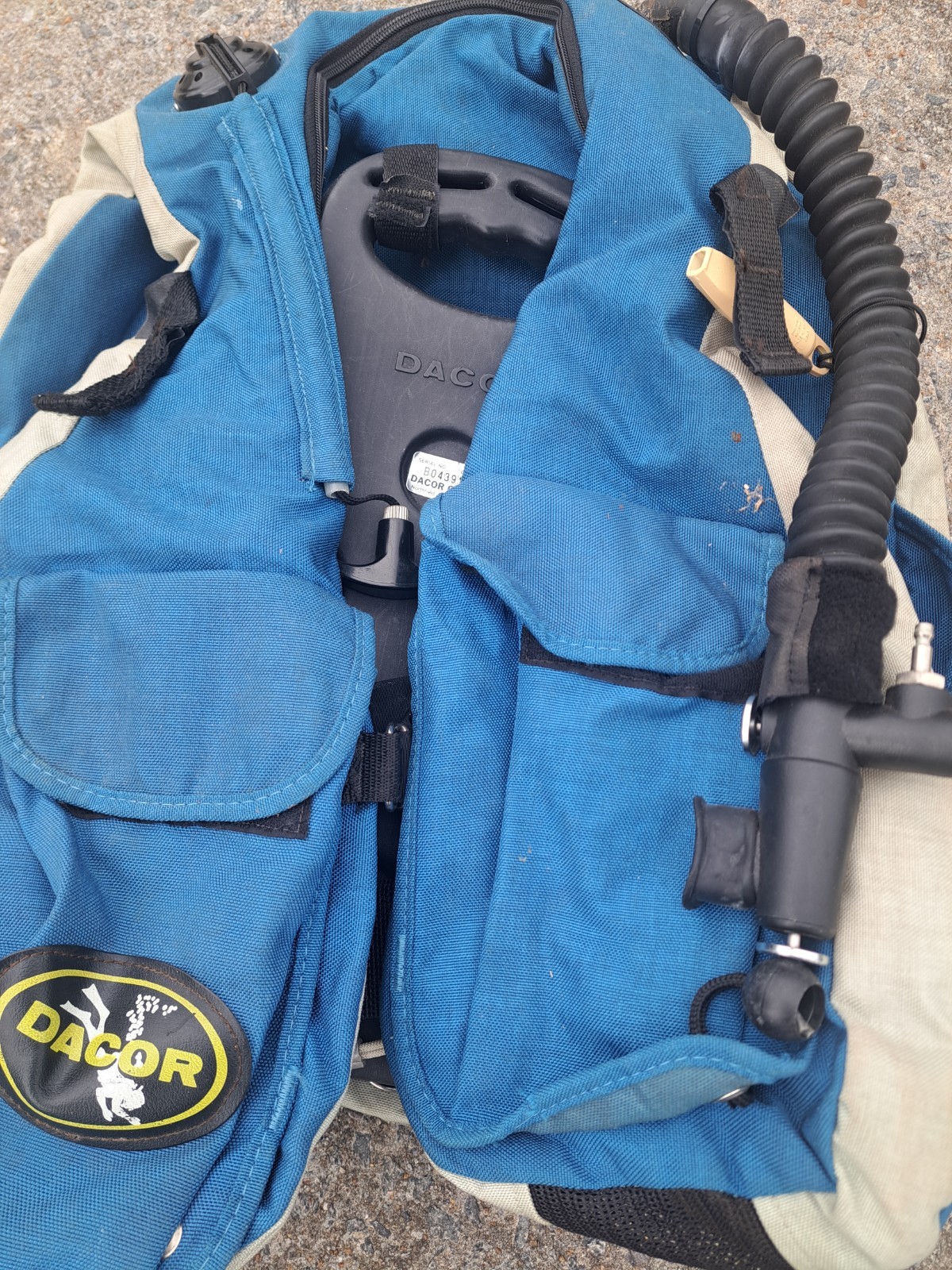 Dacor BCD Scuba Diving Vest Buoyancy Compensator Inflator AS IS