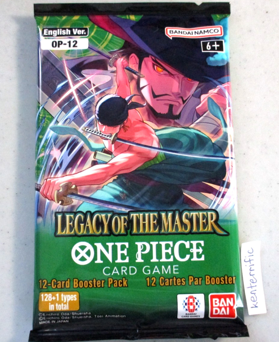 Legacy of The Master Booster Pack One Piece Card Game OP-12 English OP12