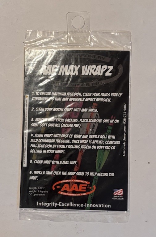 AAE Keep Hammering Arrow Wraps Yellow 12 pk.