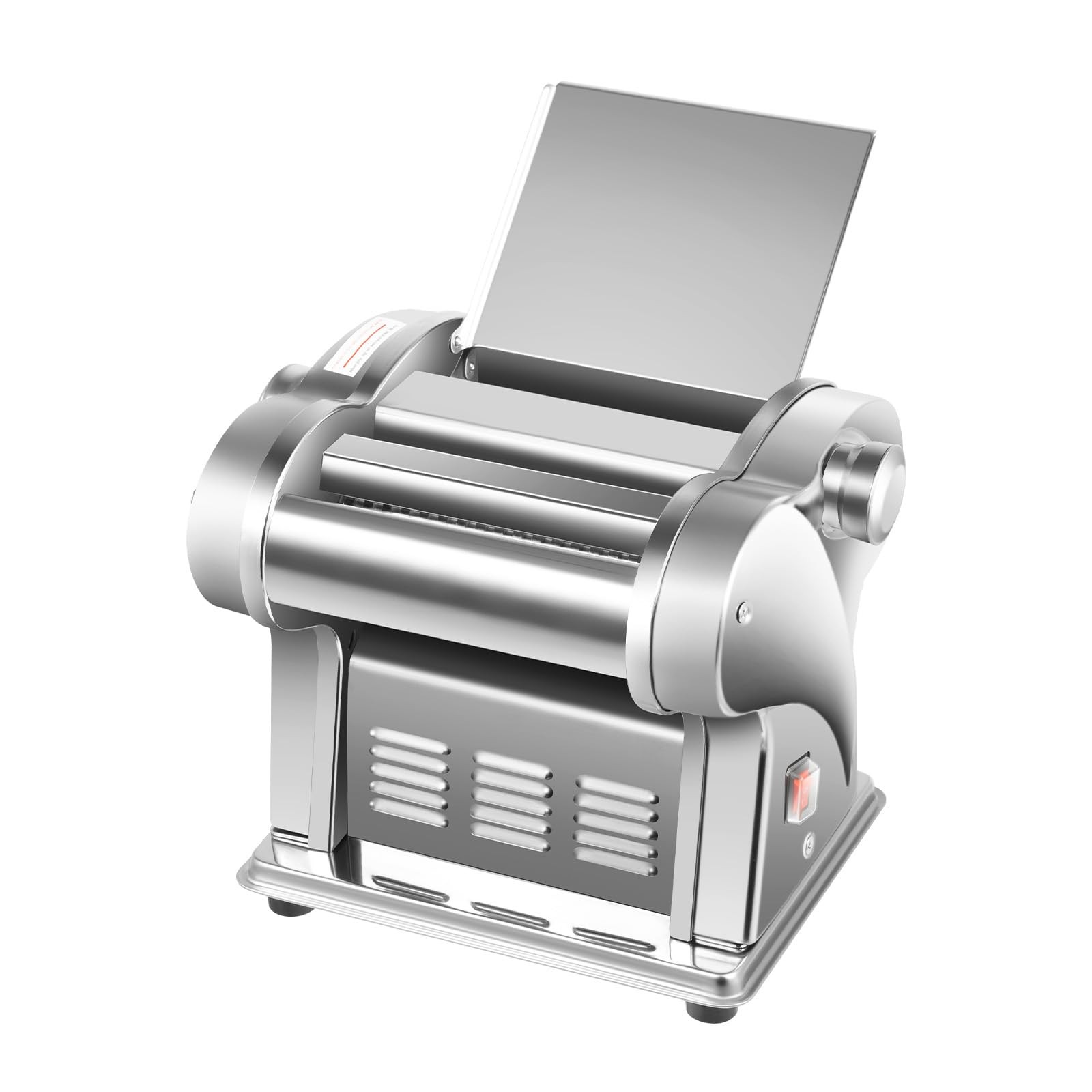135W 110V Pasta Maker Machine, Two-Knife Electric Noodle Maker Machine Dough ...