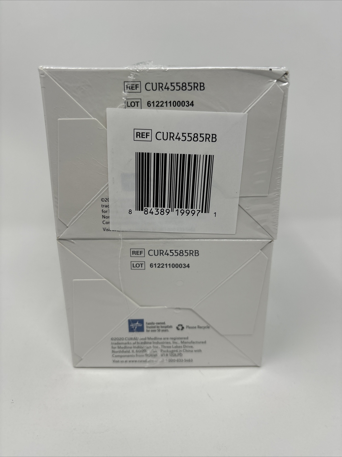Curad Alcohol Prep Pads Medium - 4 Boxes - 100 Medium Prep Pads per Box