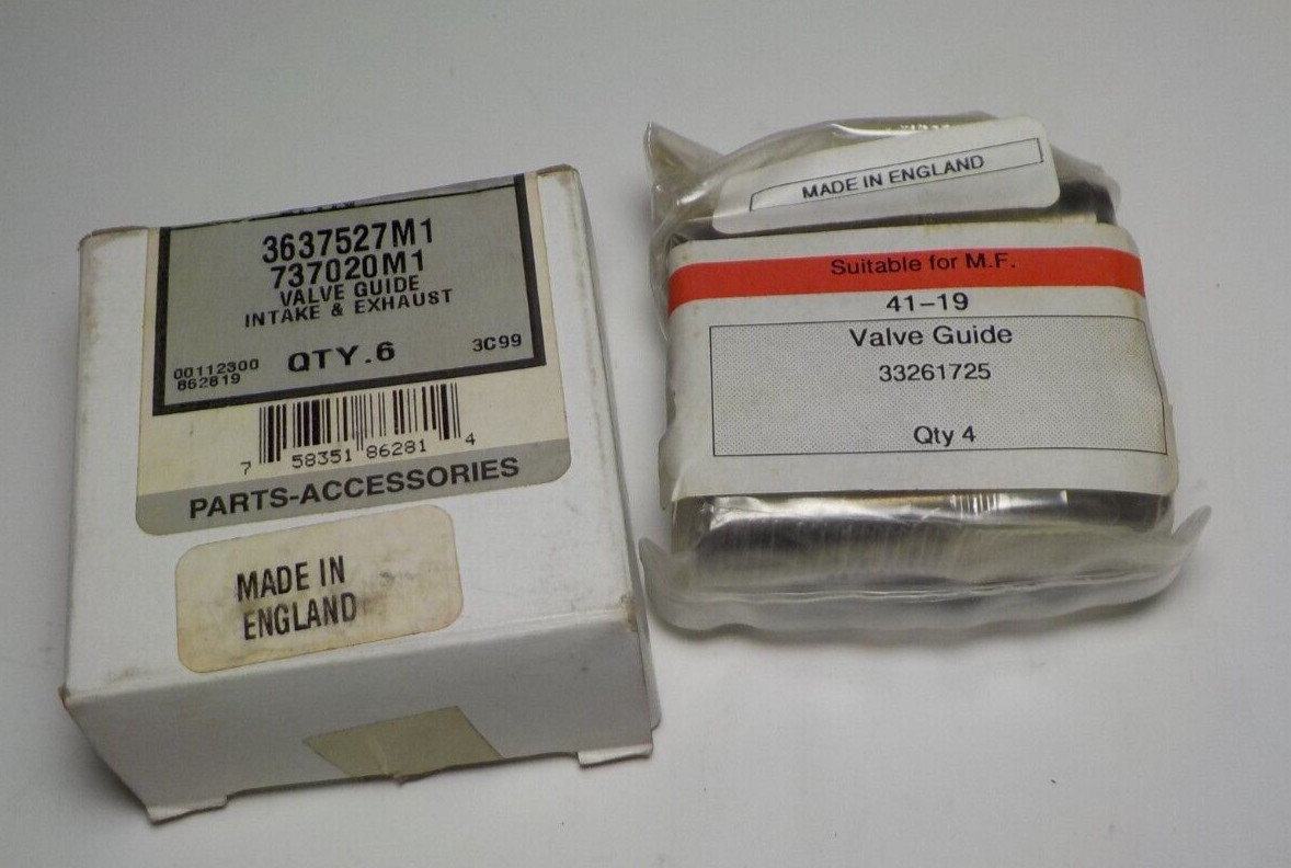 3637527M1 INTAKE EXHAUST VALVE GUIDES MASSEY FERGUSON PERKINS 737020M1 #47