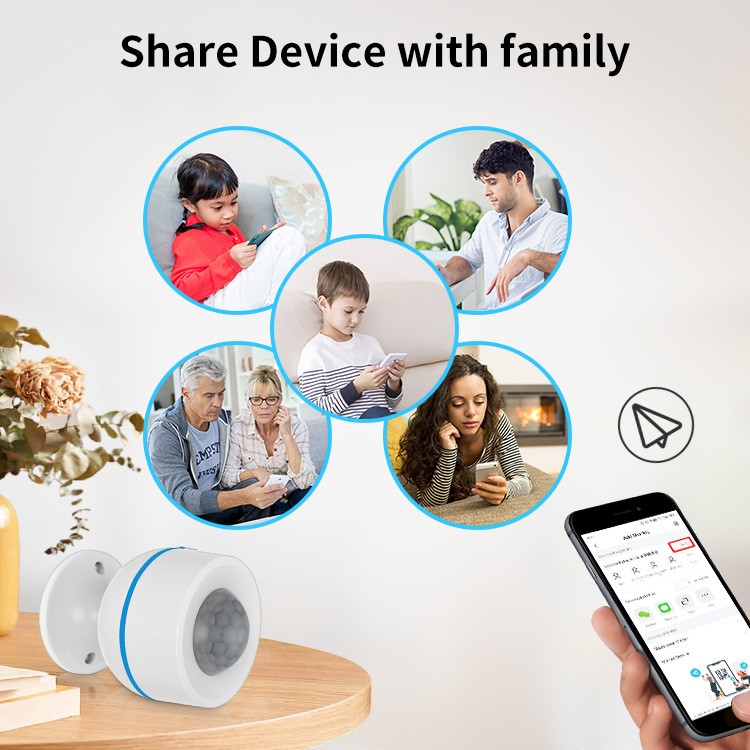 Tuya Smart Home Matter Thread USB PIR Motion Sensor APP Remote Control