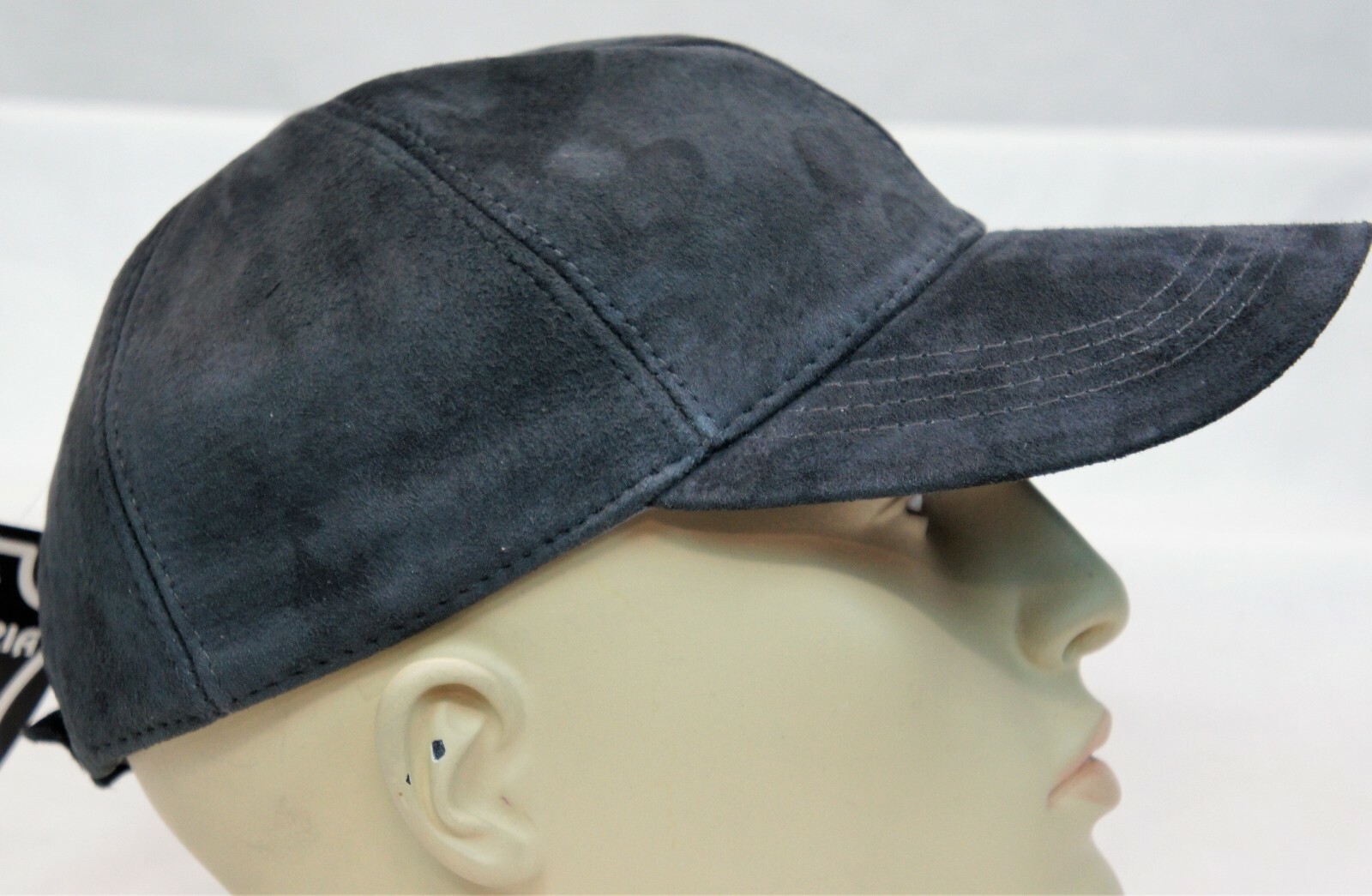 REAL Lambskin Suede Leather Baseball Cap Hat Biker Trucker Sport Visor 18 COLORS