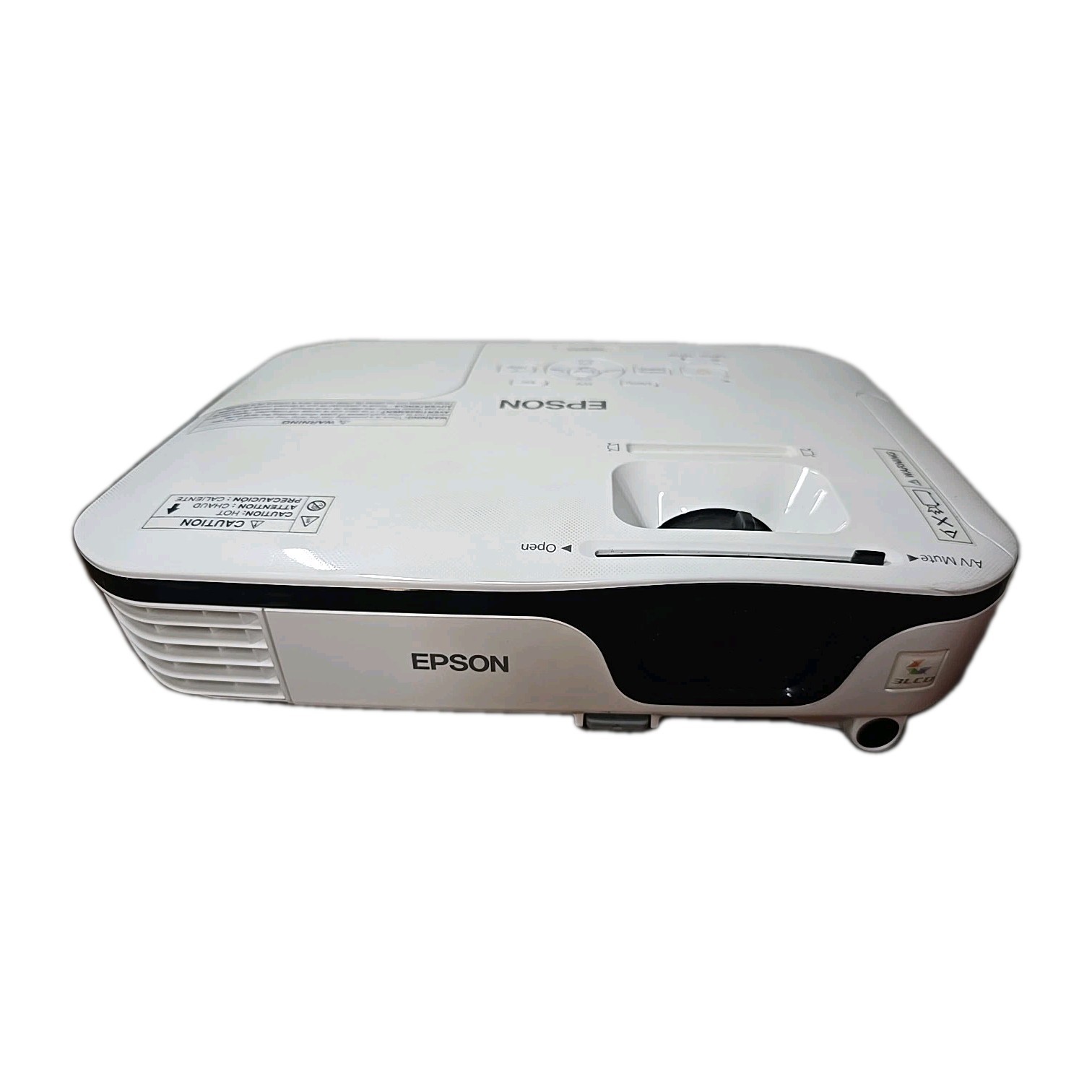 Epson EX3210 H430A LCD Lamp Projector W Remote Cords And Case Tested