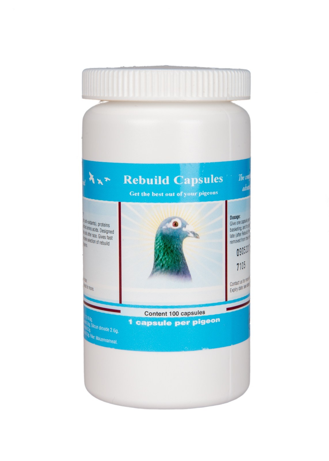 Rebuild capsules 100 caps - Rebuild & Repair Muscle - by Pigeon Vitality