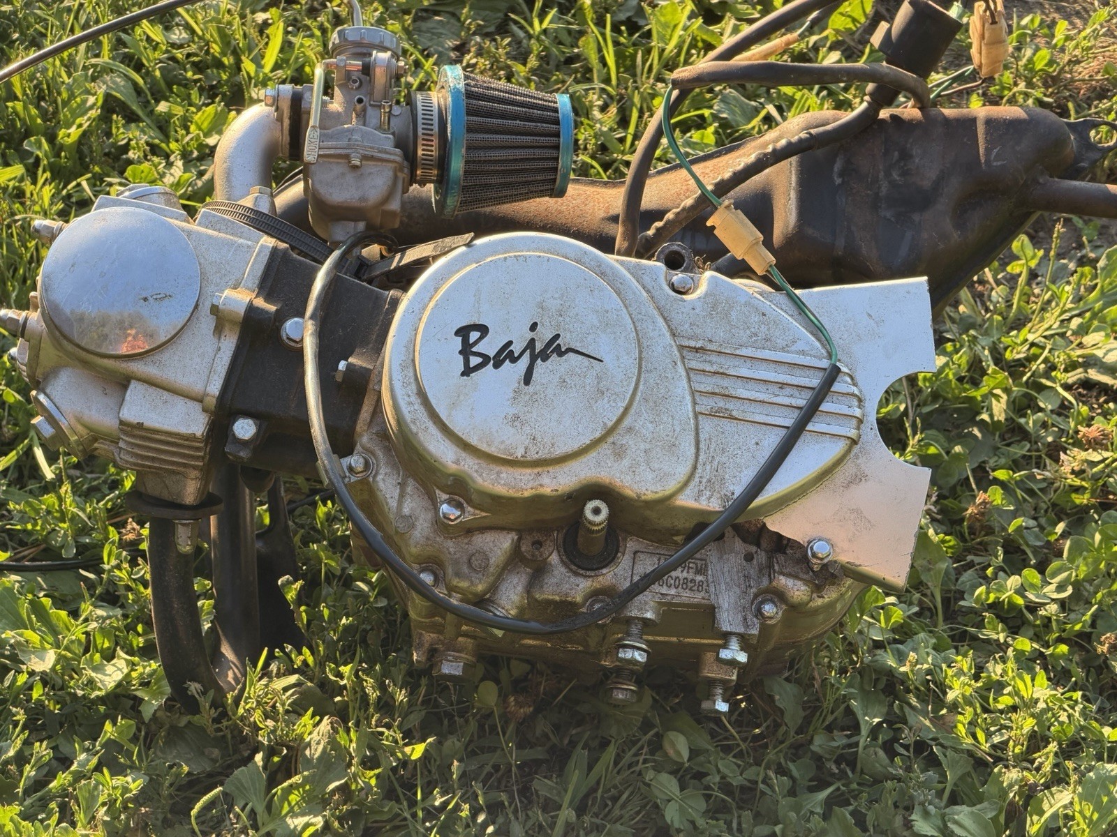 Baja 50cc 4-Stroke Engine Motor RUNS GOOD Missing Shaft