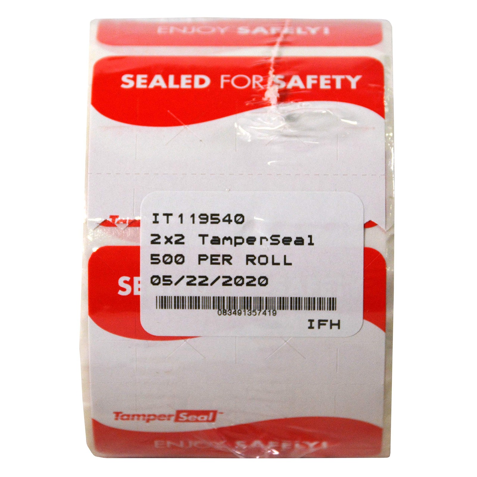 DayMark Safety Systems - IT119540 TamperSeal Tamper-Evident 2" x 2" Writable ...