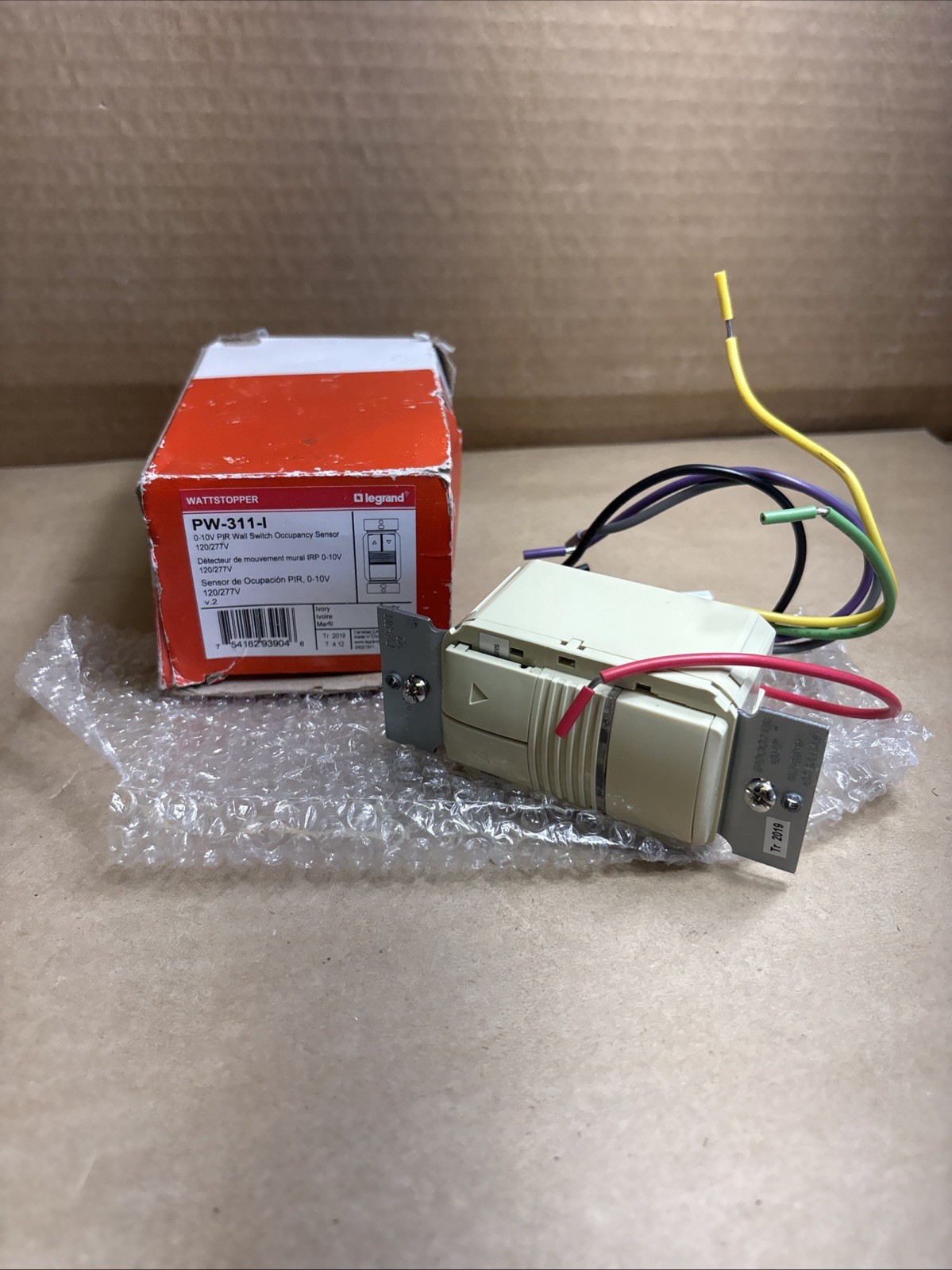 NEW IN BOX: Legrand PW-311-I PIR Wall Switch Occupancy Sensor