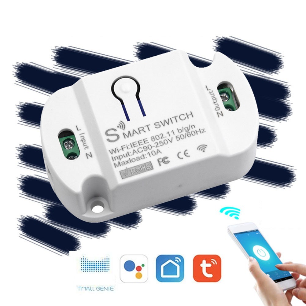 10A Wifi Switch App Timer for Smart Home Automation Voice Controller