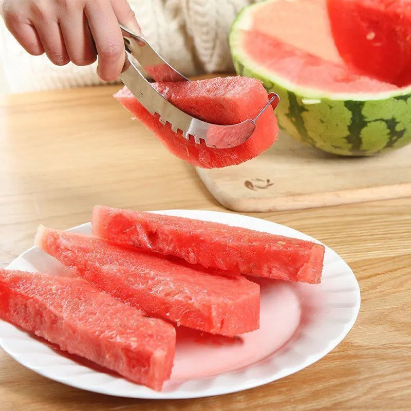 Watermelon Slicer Cutter Knife Server Corer Scoop Kitchen Knife Tools