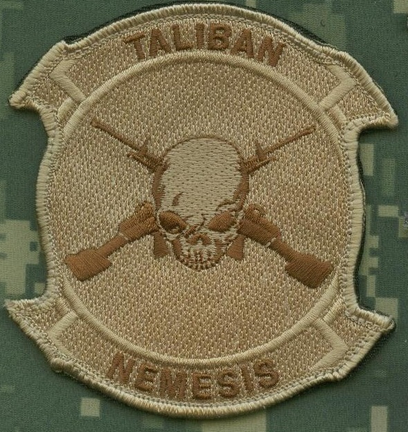 Syria-Iraq GREEN BERETS SFG JTF SP OPS velkrö PATCH: TALIBAN NEMESIS (approved)