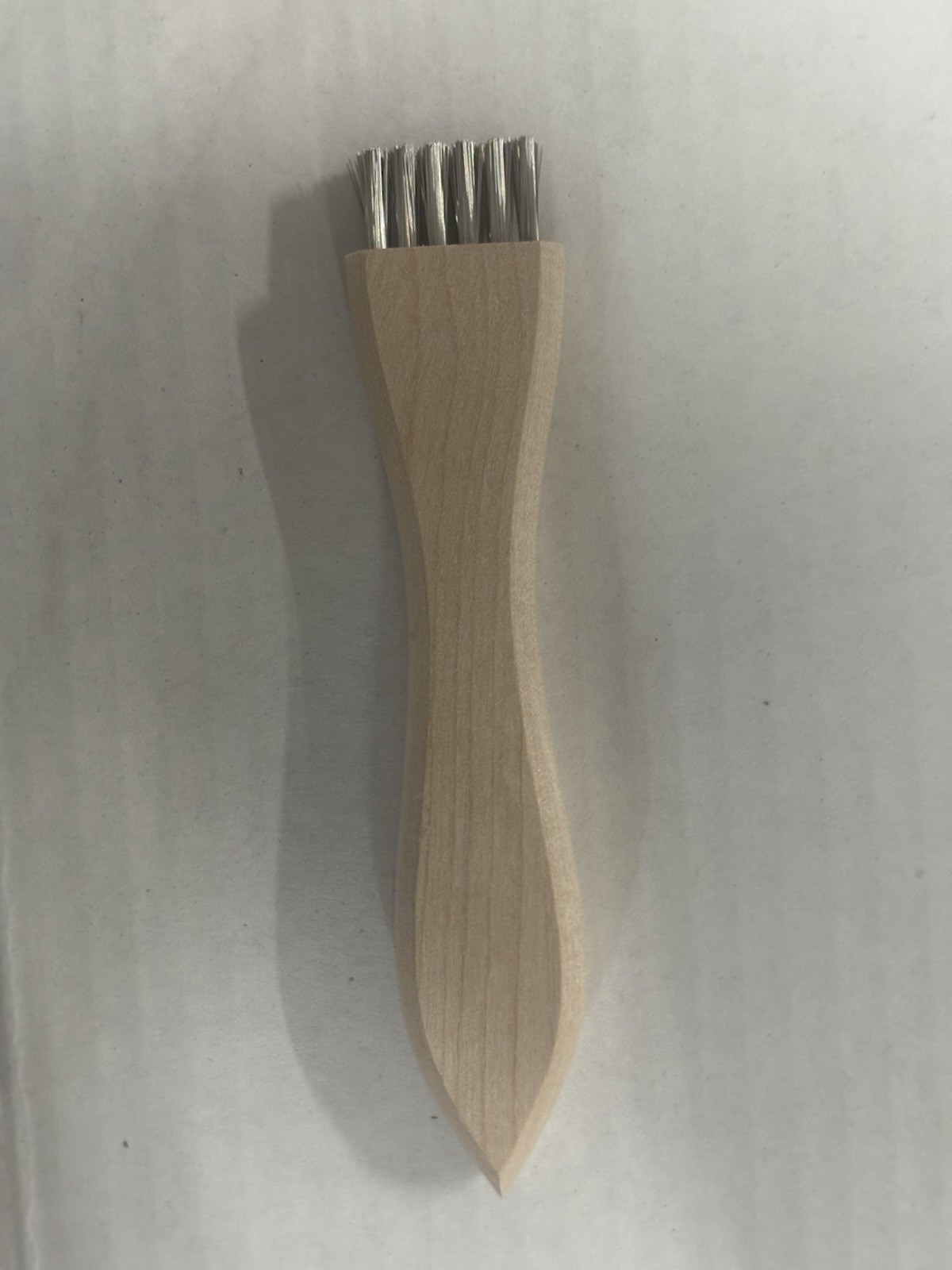 5.5"Long  Instrument Cleaning Brush Stainless Steel bristle  1” x2 Rows Qty:10