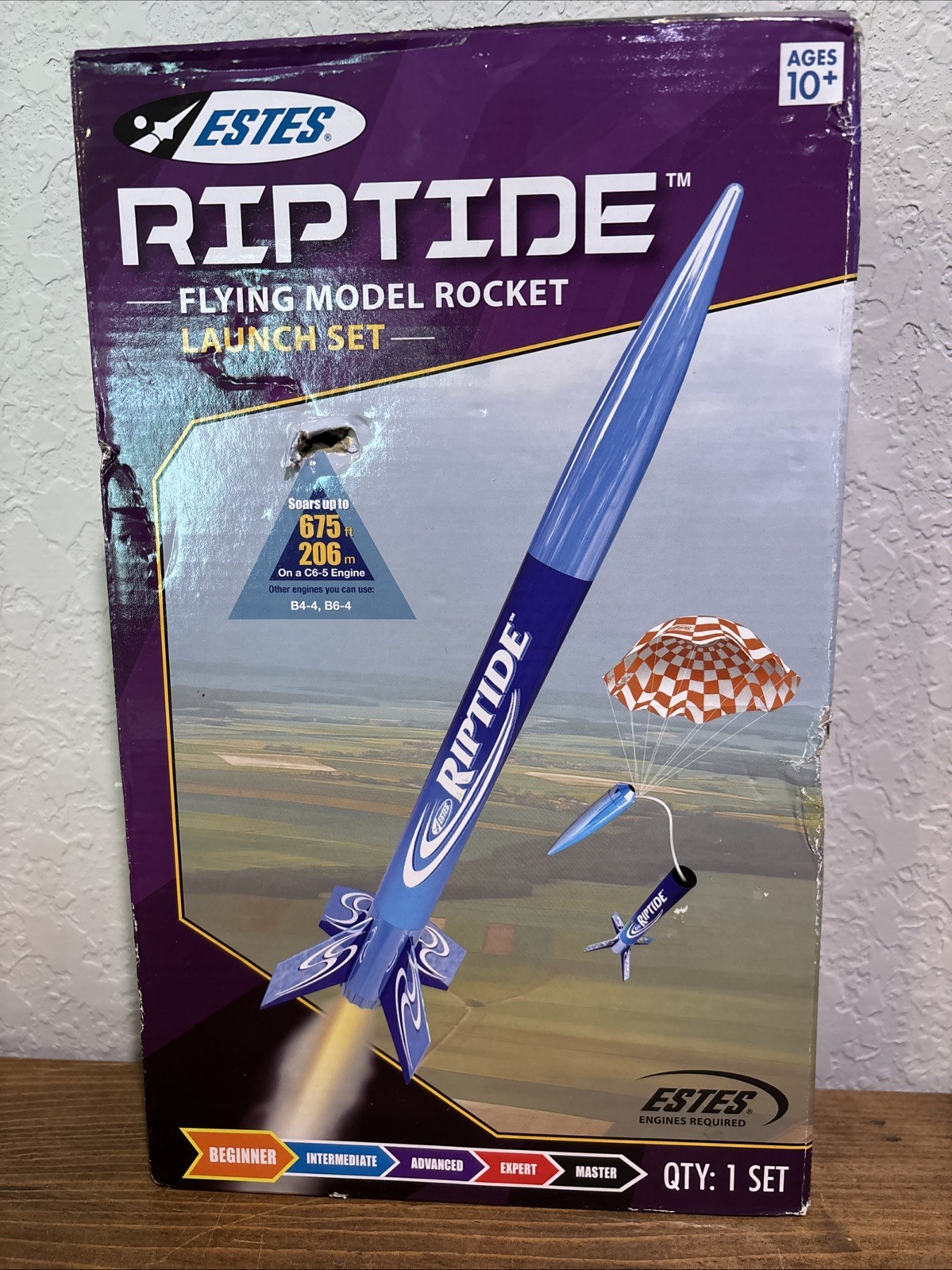 Estes Riptide Model Rocket Launch Set Incl. Launch Pad & Control New Sealed NIB