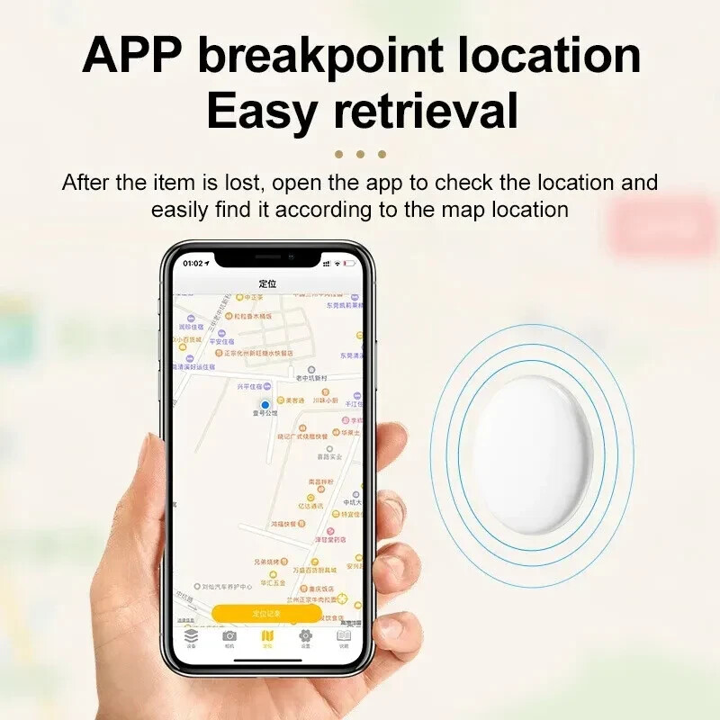 3PCS Smart Air Tag GPS Bluetooth Tracking for Keys/ IOS & Android