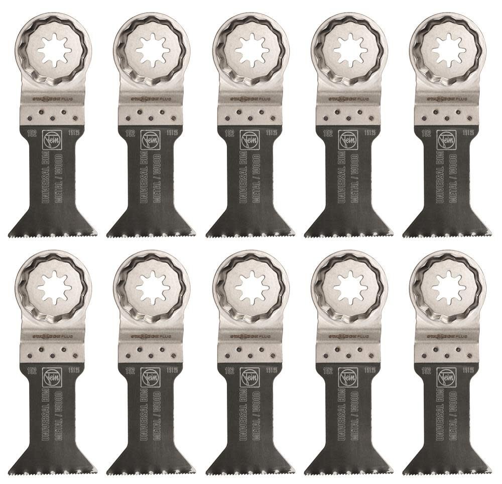Fein Starlockplus E-Cut 152 Universal Saw Blade With Bi Metal Toothing For