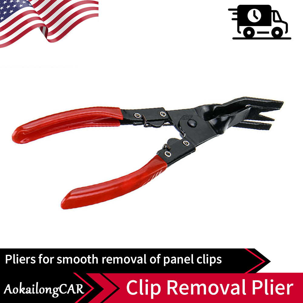 Car Clip Trim Removal Tool Plier Door Panel Remover Body Retainer Clip Auto Pry