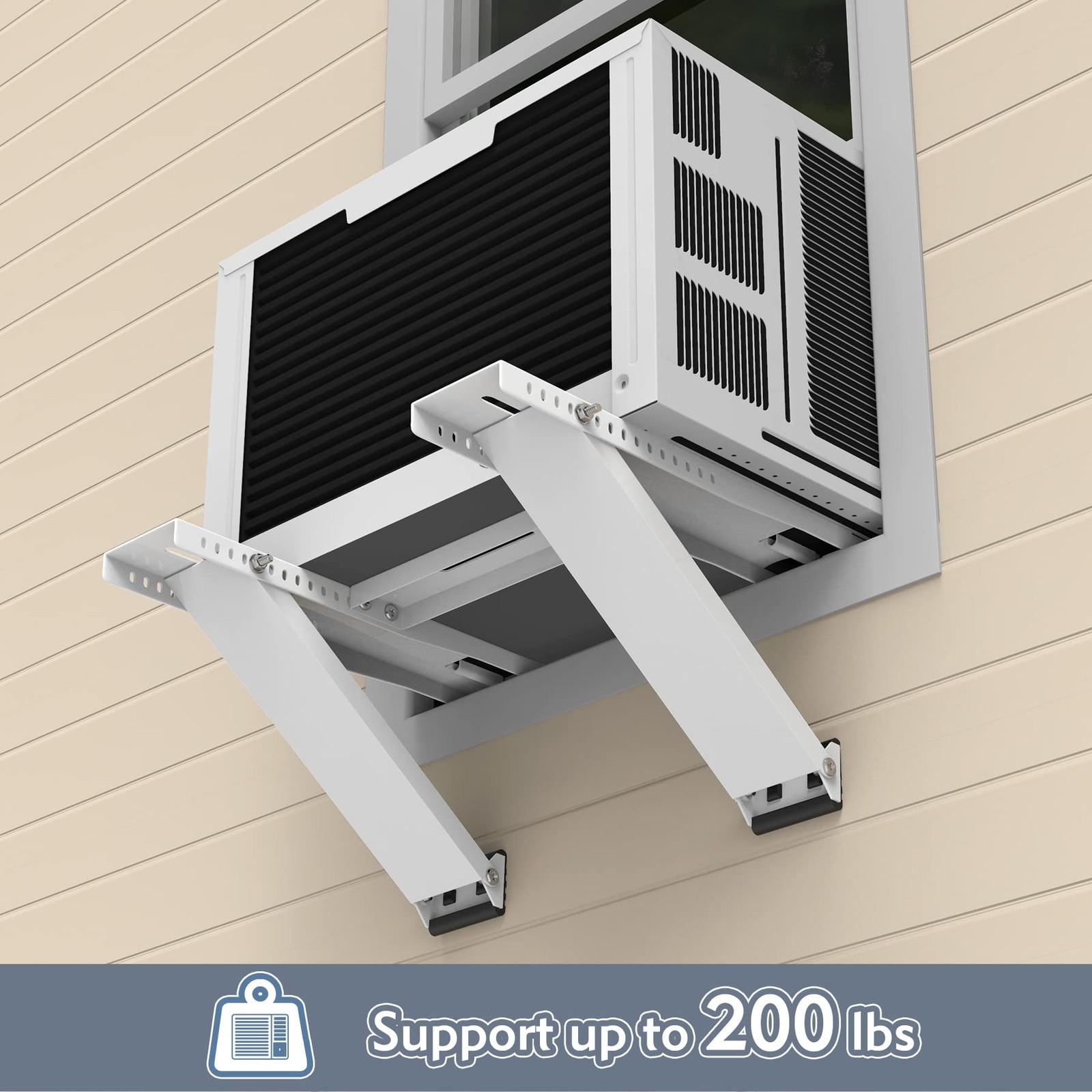 Flamorrow Window Air Conditioner Bracket Heavy Duty Air Conditioner Support