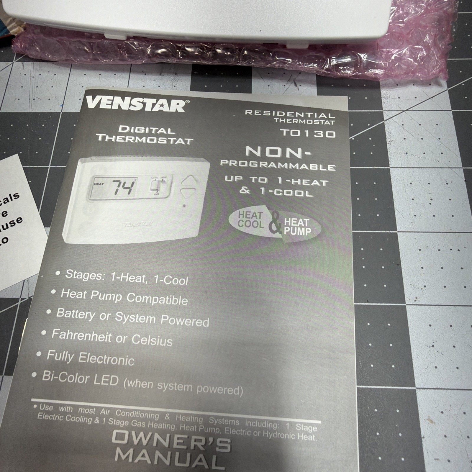 Venstar T0130 Non-Programmable Digital Thermostat