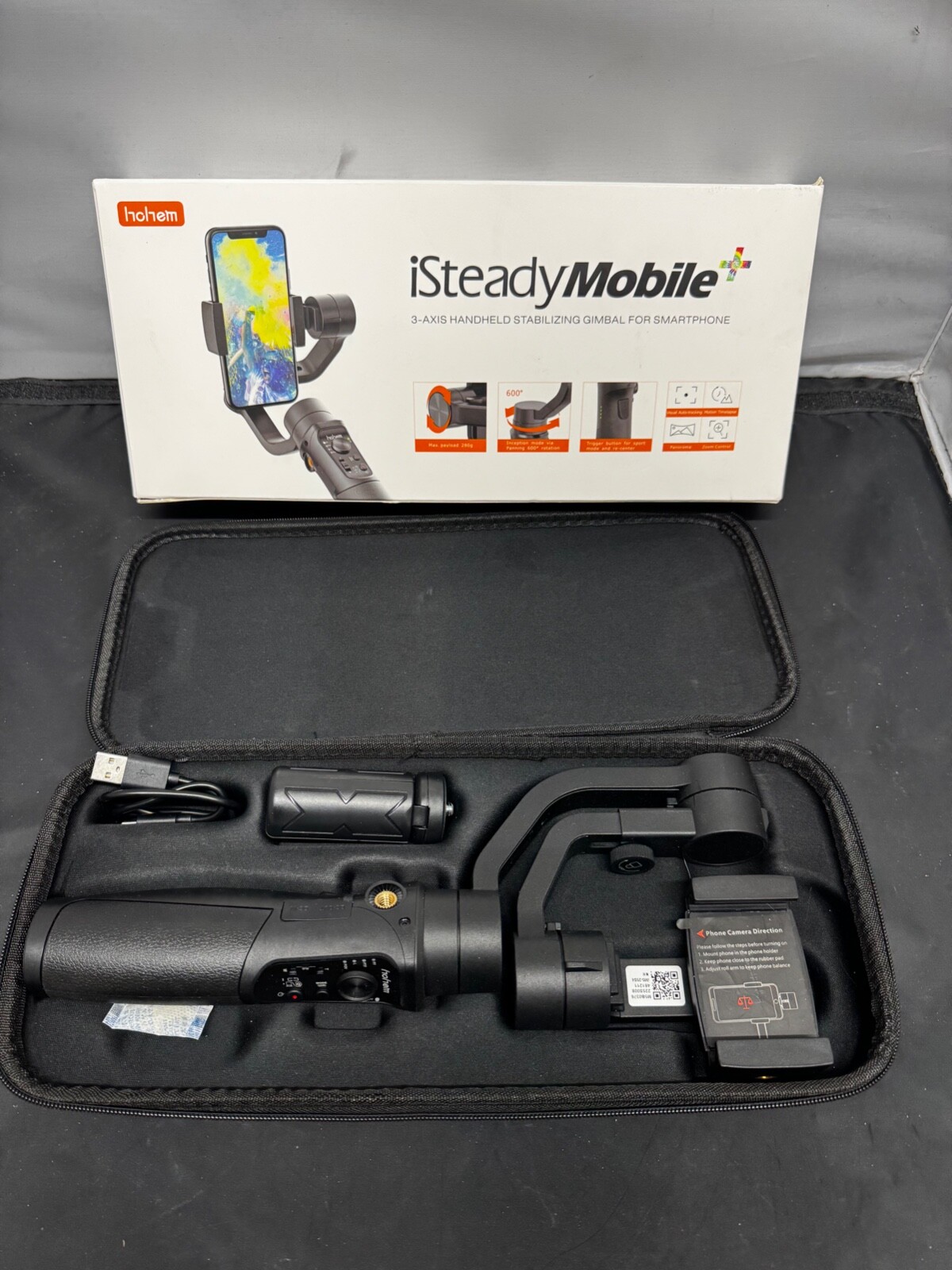 Hohem M-Tripod iSteadyMobile Plus 3-Axis Gimbal Stabilizer