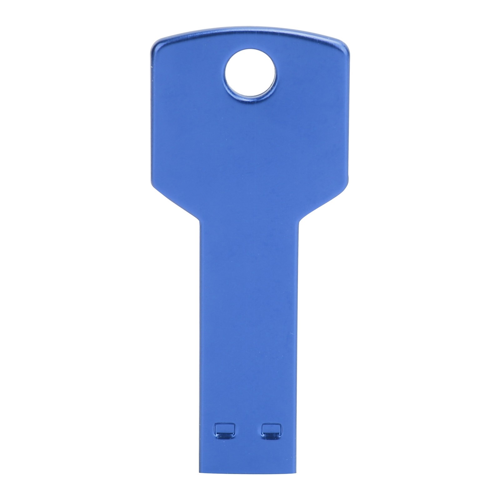 Blue USB Flash Drive Key Shape USB Memory Disc Plug And Play U Disc For Com QBUU