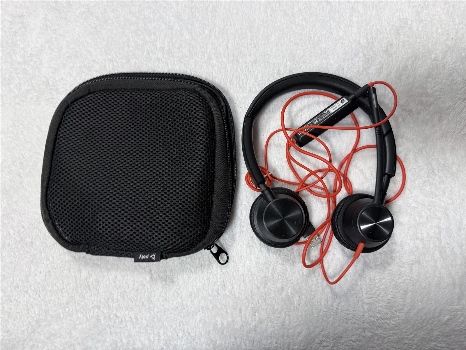PLANTRONICS POLY BLACKWIRE USB STEREO HEADSET BW3300 + VOLUME CONTROL