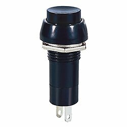 SPST MOMENTARY ON PUSH BUTTON SWITCH - ROUND
