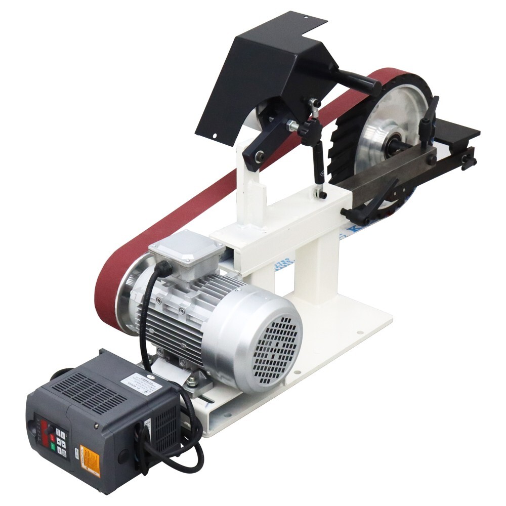 Industrial Frequency Conversion Belt Sander Grinding Machine Polisher 72-82in