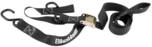 BikeMaster 100517 1.5" Black Integrated Soft Hook Tie-Down