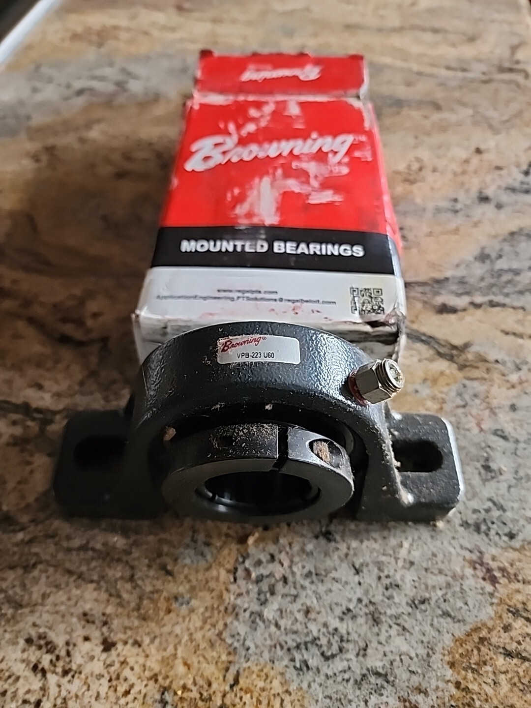BRG01546 -BROWNING BEARING  1 & 7/16" bore TRANE Geniuine OEM pillow block ball