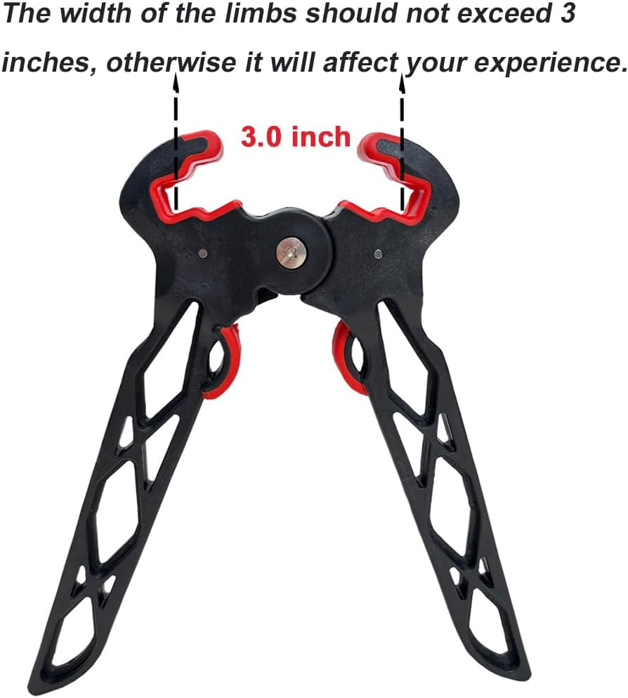 Archery Bow Stand Folding Compound Bow Stands Bow Jack Limbs Clamp Kickstand Gro