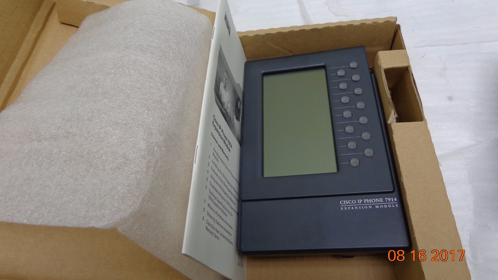 Cisco 7900 Series 7916 Unified IP Phone Expansion Module